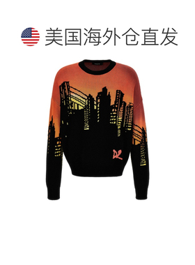 自营Dsquared2 Men's Intarsia Sweater - multicolor 美国奥莱直