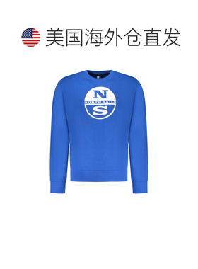 自营North Sails Cotton Men Men's Sweatshirt - blue 美国奥莱