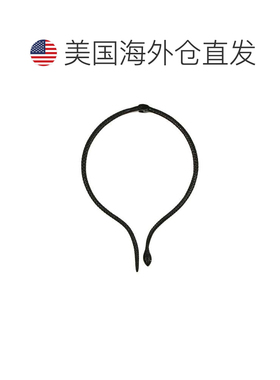 自营 eye candy蝰蛇金蛇项链 - 黑色 美国奥莱直发饰品