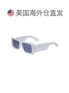 自营Off-White Sunglasses Square Full Rim, Teal Frame And Dar