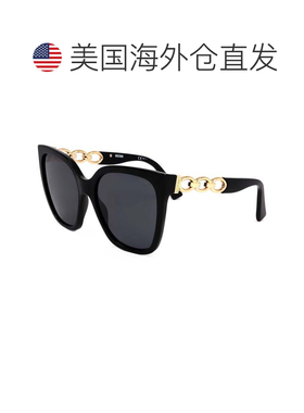 自营Moschino女式55毫米灰色太阳镜-黑色 美国奥莱直发