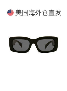 自营Versace Dark Grey Rectangular Ladies Sunglasses VE4444U