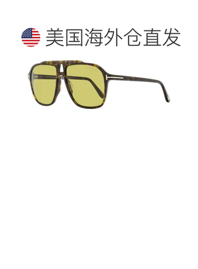 自营Tom Ford Men's Autari Sunglasses TF1209 52N Dark Havana