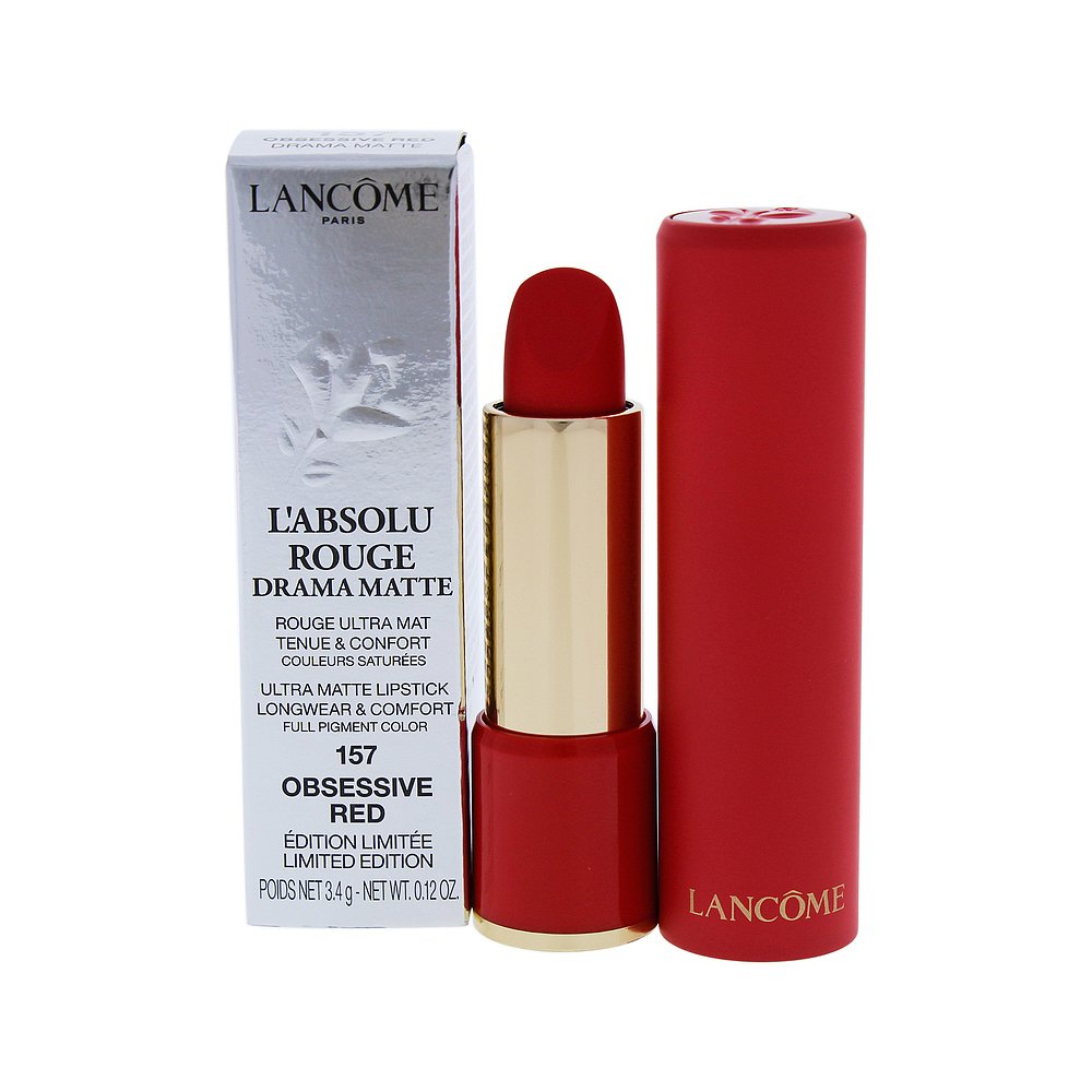 天猫国际美国直购美国直邮Lancome兰蔻菁纯丝绒雾面哑光口红3.4g年圣诞限量款0