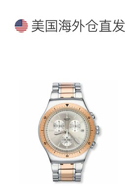 自营Swatch Men's Red Graphite Black Dial Watch - black 美国
