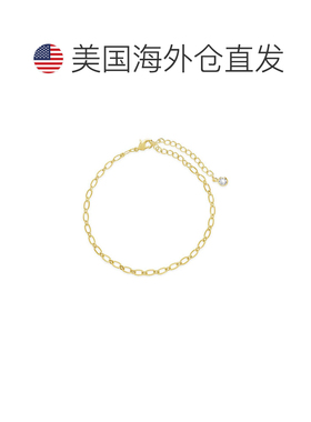 自营sterling forever精致链式手链 - 金色 美国奥莱直发