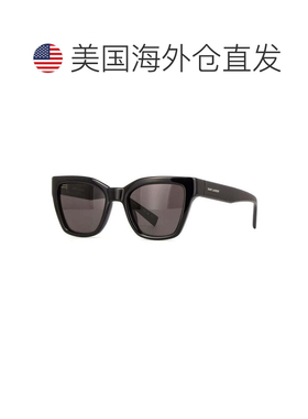 自营Saint Laurent Sunglasses Cat Eye Full Rim, Shiny Black F