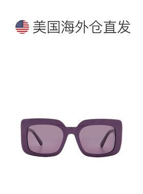 自营Longchamp Purple Square Ladies Sunglasses LO753S 500 51