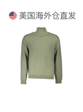自营Napapijri Wool Men Men's Sweater - green 美国奥莱直发