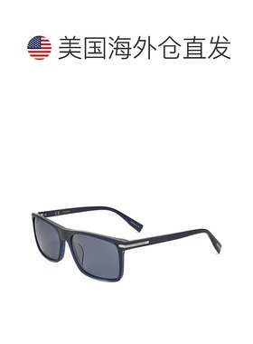 自营 Trussardi男士51毫米蓝色太阳镜-蓝色 美国奥莱直发