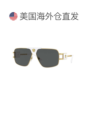 自营Versace Sunglasses Aviator Full Rim, Gold Frame And Dark