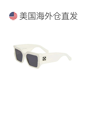 自营Off-White Sunglasses Square Full Rim, White Frame And Da