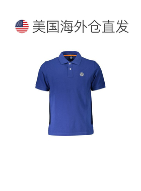 自营North Sails Cotton Men Men's Polo - blue 美国奥莱直发