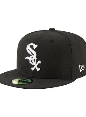 欧洲直邮自营NEW ERA MLB AC PERF 59FIFTY男女通用黑色涤纶帽子