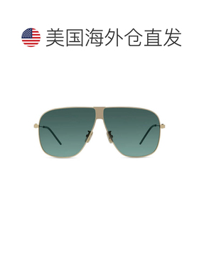 自营givenchy金色GV40106U GV Speed金属飞行员太阳镜-灰色 美国