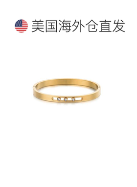 自营adorniaTarnish Resistant 18k Gold Plated Sliding Stones