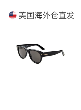 自营Tom Ford男士Burton-02 52mm太阳镜-黑色 美国奥莱直发