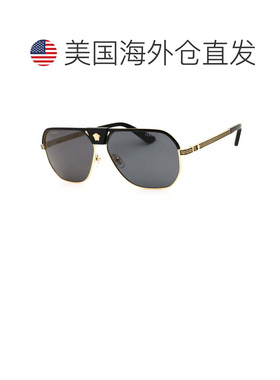 自营versaceVE2294 100281黑色/深灰色偏光-黑色 美国奥莱直发