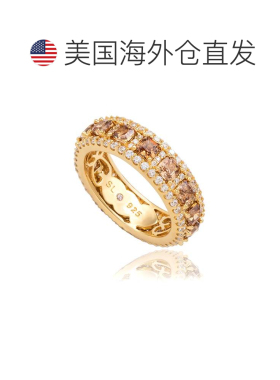 自营Suzy Levian Sterling Silver Pink Sapphire Diamond Accent