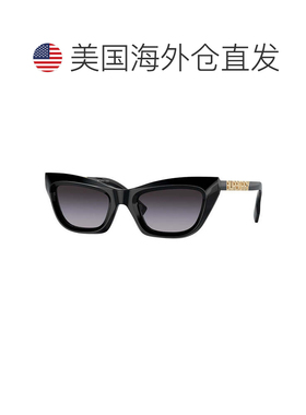 自营Burberry Sunglasses Cat Eye Full Rim, Black Frame And Gr