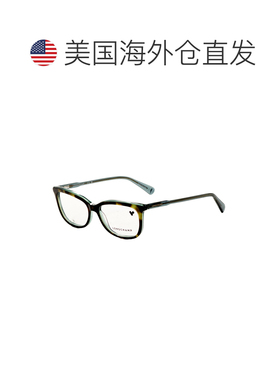 自营Longchamp Women's 54 mm Brown Opticals - havana green 美