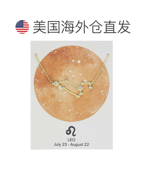 自营sterling forever\'When Stars Align\' 星座项链 - 金色-leo