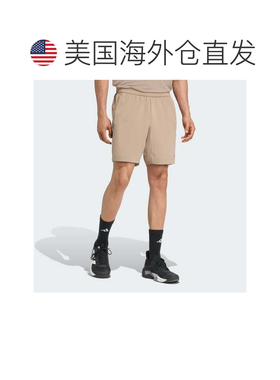 自营Men's adidas Puremotion Shorts - chalky brown 美国奥莱直