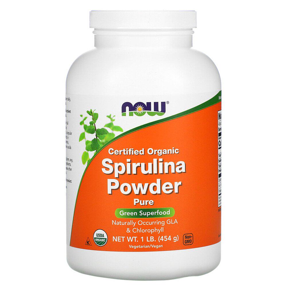 香港直发iherb now有机螺旋藻粉 天猫国际探物美国螺旋藻/藻类提取物