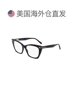自营tom fordFt5709-B Oversized Square Frame Eyeglasses - red