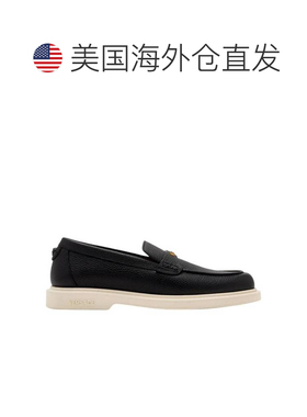 自营Versace Men's Black Giuliano Loafers - black 美国奥莱直