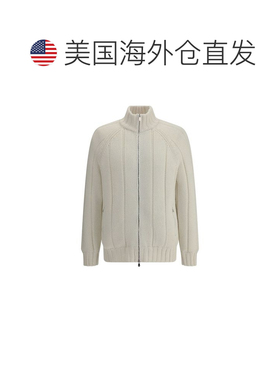 自营Brunello Cucinelli Cashmere Men's Coat - white 美国奥莱