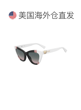 自营moschinoMOS122/S 03H2 JP黑色/粉红色/白色/绿色渐变粉红色-