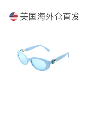 自营swarovski施华洛世奇女士SK600253-Z 53mm太阳镜-蓝色 美国奥
