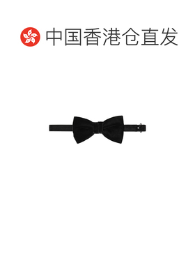 香港直邮Saint Laurent 黑色丝绒领结
