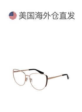 自营 Guess粉色女士光学女士镜架-玫瑰金 美国奥莱直发