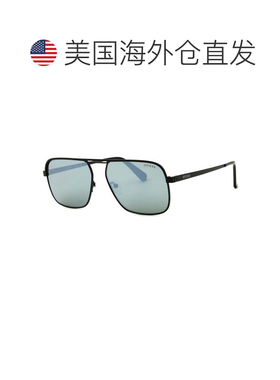 自营guessGU6939 02Q哑光黑色/绿色镜面-哑光黑色 美国奥莱直发