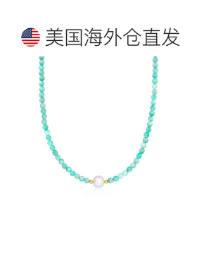 自营ross-simonsRoss Simons 8.5-9mm养殖珍珠项链和4-4.5mm亚马1