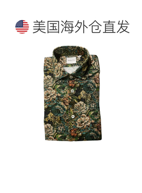 自营Bagutta Cotton Men Men's Shirt - multicolor 美国奥莱直发