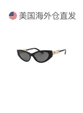 自营Versace Women's VE4470B 56mm Sunglasses - black 美国奥莱