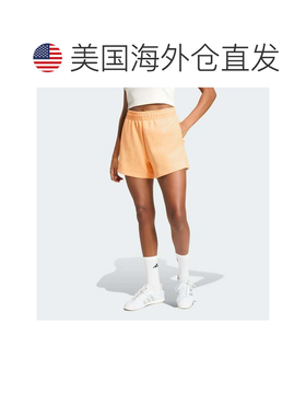自营Women's adidas Soft Lux Loose Shorts - semi ice tangerin