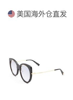 自营 Escada女式54毫米灰色太阳镜-黑色 美国奥莱直发艾斯卡达