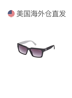 自营Guess Resin Men's Sunglasses - black 美国奥莱直发