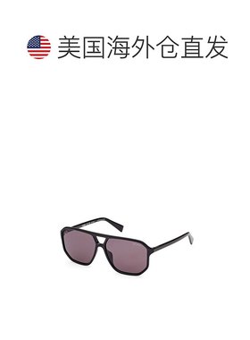 自营Guess Resin Sunglasses - black 美国奥莱直发太阳镜