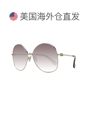 自营Max Mara Metal Women's Sunglasses - gold 美国奥莱直发