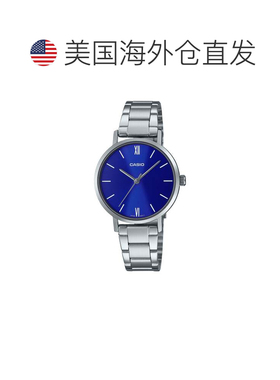 自营Casio Women’s Blue Dial Stainless Steel Bracelet Watch