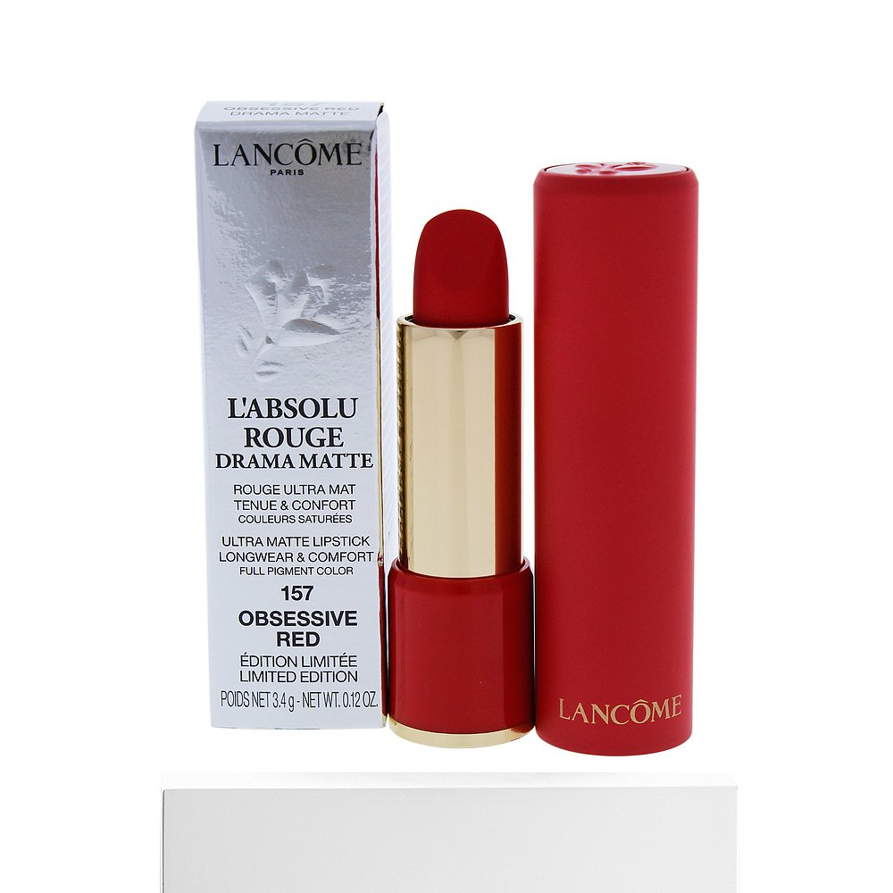 天猫国际美国直购美国直邮Lancome兰蔻菁纯丝绒雾面哑光口红3.4g年圣诞限量款3