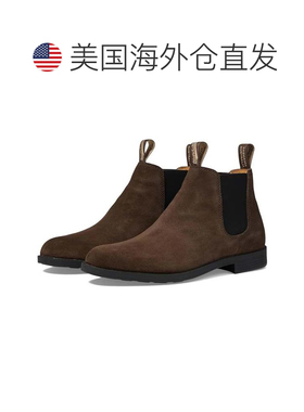 自营Men's Blundstone BL2391 Boots Brown Suede Round Toe Ankl