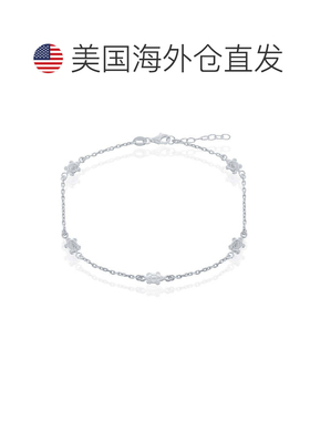 自营 simona925 纯银海龟脚链 - 银白色 美国奥莱直发配饰