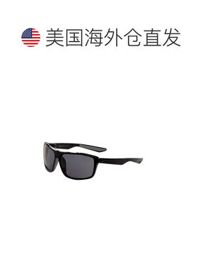 自营Nike Men's 63 mm Black Sunglasses - black 美国奥莱直发