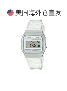 自营Casio Men's Transparent White Digital Watch - F-91WS-7CF